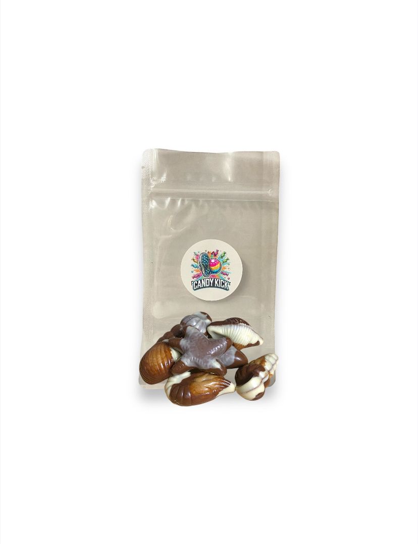 Belgische Chocolade Zeevruchten (100 gr)
