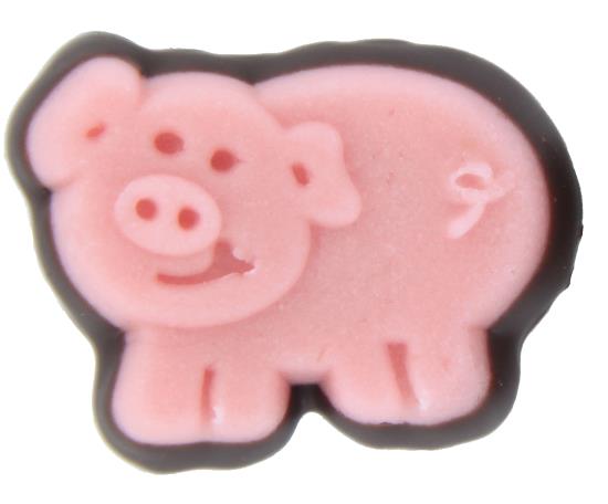 Marsepein Biggetjes met Chocolade (5 stuks)