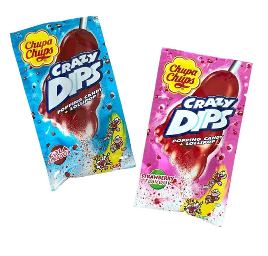 Chupa Chups Crazy Dips Aardbei