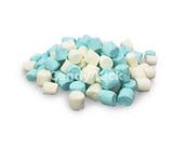 Mini Marshmallow Blauw / Wit