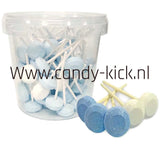Dextrose Lolly's Blauw-Wit