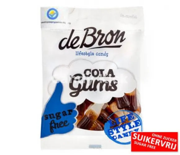 De Bron Cola Gums Sugarfree 100 gr.