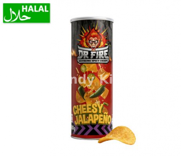 Dr. Fire Crisps Cheesy Jalapeno 80 gr.