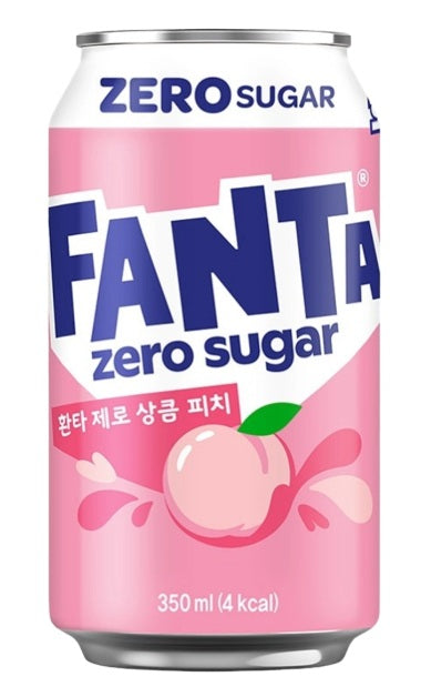 Fanta White Peach Zero 350 ml