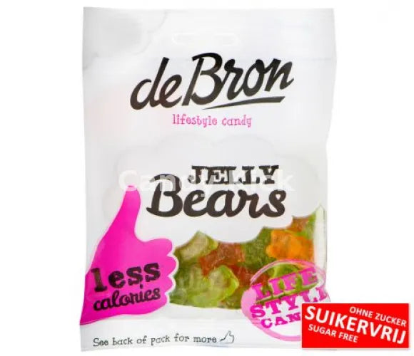 De Bron Jelly Bears Sugarfree 90 gr.