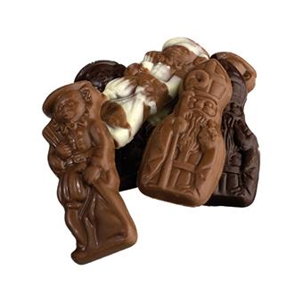 Sint en Piet chocolade figuren (100 gr)