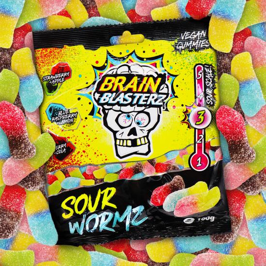 Brain Blasterz Sour Wormz